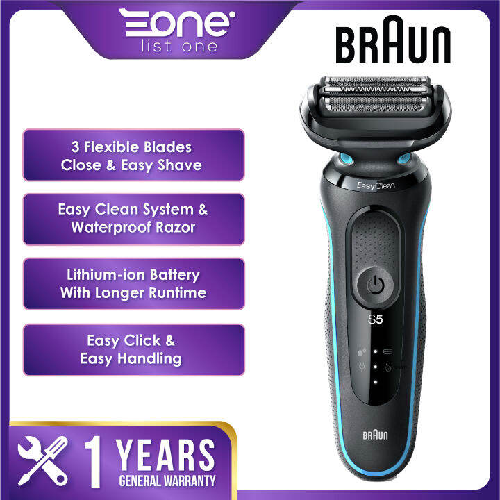 Braun Germany Series 5 Wet And Dry Foil Shaver 50 M1000s Lazada