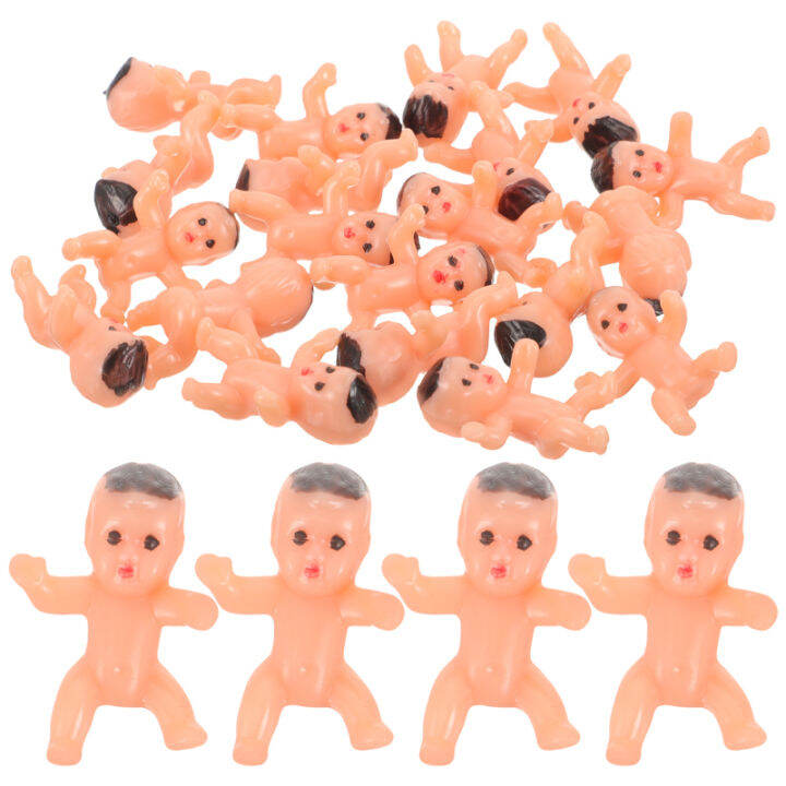 jiogein-20pcs-mini-baby-models-plastic-toys-babies-tiny-babies-decors-รุ่นเล็กสำหรับเด็กสำหรับเด็กอาบน้ำเค้ก