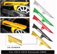 Ultrasupplier Z 800 Chain Guard ป้องกันอลูมิเนียม CNC สำหรับ Kawasaki Z800 Z800 2013 2014 2015รถจักรยานยนต์อุปกรณ์เสริมสีดำทอง