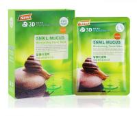 (ยกกล่อง/10ซอง) Belov East Skin 3D Snail Mucus Facial Mask 38ml บีลอฟ อิส สกิน สเนล มูคัส เฟเชี่ยล มาส์คหน้า หอยทาก