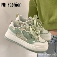 NH Fashion  รองเท้าผ้าใบผญ รองเท้าผ้าใบผู้หญิง รองดท้าผ้าใบ ผญ 2023 NEW  FBX2390QIQ 37Z230912