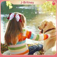 โบว์พร้อมที่ติดเบสบอล J-BRITNEY ปิ่นปักผมเงางามมีเครื่องประดับผมตกแต่งหัว