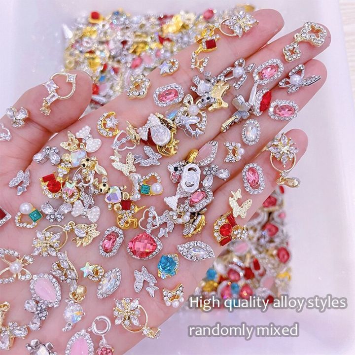 50pcs-beautiful-metal-glass-resin-nail-art-rhinestones-3d-butterfly-pendant-crystal-nail-decoration-diy-spring-manicure-accesso-headbands