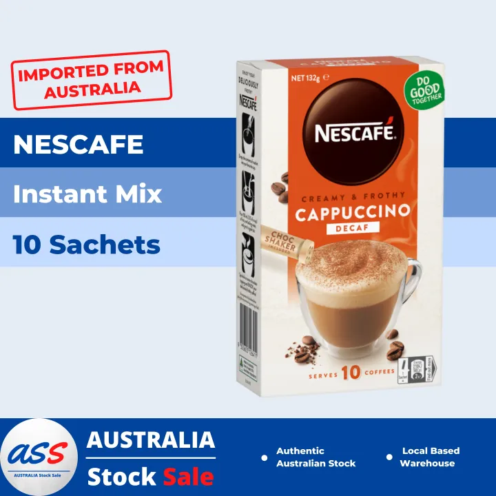 Nescafe Cappuccino Decaf, 10 Sachets Lazada PH