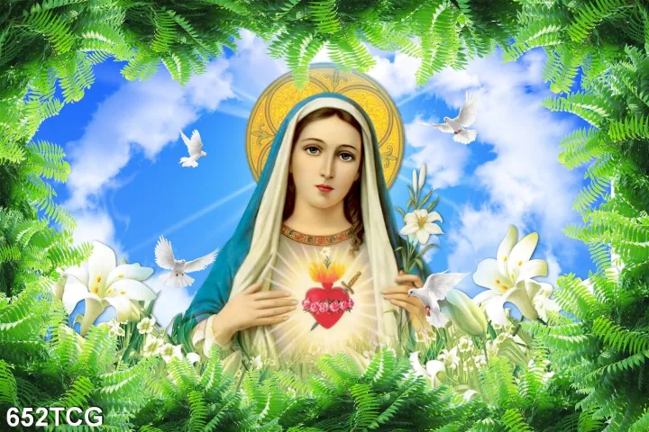 Hình ảnh Đức mẹ Maria đẹp nhất cho máy tính và điện thoại