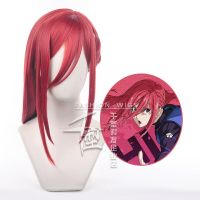 Anime BLUE LOCK Chigiri Hyoma Wig Cosplay Women Red Braid Heat Resistant Synthetic Hair Halloween Party Carnival Wigs Masquerade