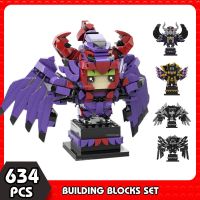 Qsv35 MOC-Figuras De Ação อะนิเมะ Japonesas Para Meninos Blocos Construçbrickheadz Robão Saint Seo Cavaldas Trevas Mech Gueriro Brinquedos