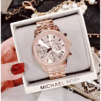 Original Michael Kors Glitz Parker Chronograph Women Watch MK6077 38mm