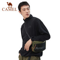 Cameljeans แจ็คเก็ตขนแกะผู้ชายสบายยืนขึ้นเสื้อคอ