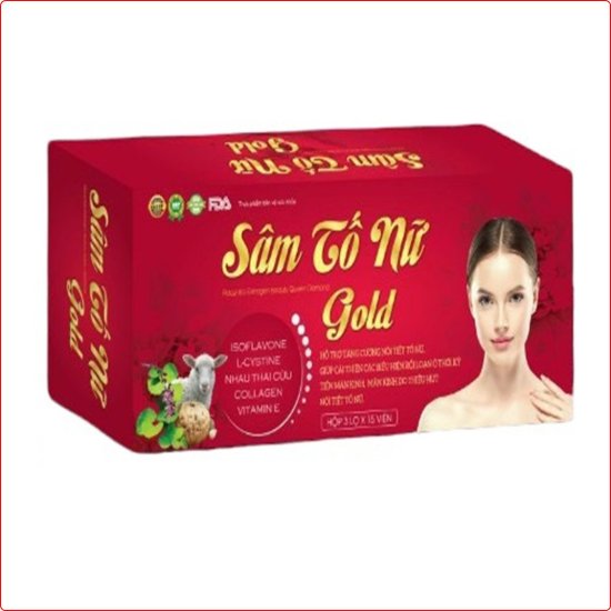 Viên uống sâm tố nữ placentra estrogen beauty queen diamond gold giúp cân - ảnh sản phẩm 3