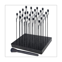 Model Painting Stand Base Model Painting Stand (19 X 14 Holes) and 26PCS Alligator Clip Sticks Set Modeling Tools (7.87 X 5.9Inch)