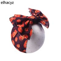 【jw】✓❆✚  New 7 Large Bow Knot Hair Bows Headband Printed Bands Turban Headwrap Accessories