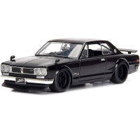 แบบจำลอง GT-R 1:24 Nissan Skyline ทำจากโลหะ Kereta Sukan ทำจากโลหะรุ่นรถแข่ง Kereta Koleksi Simultingasi GI Kanak-Kanak Mainan