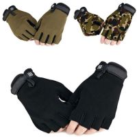 2020 New Men 39;s Tactical Non-slip Cycling Gym Fitness Outdoor Sports Half Finger Gloves Women 39;s Cycling Breathable