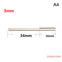 DONGLIONG 10ชิ้น/12ชิ้นตัวหนีบกระดาษทรายแบบก้านยาวคลิปเก็บสายขัดได้