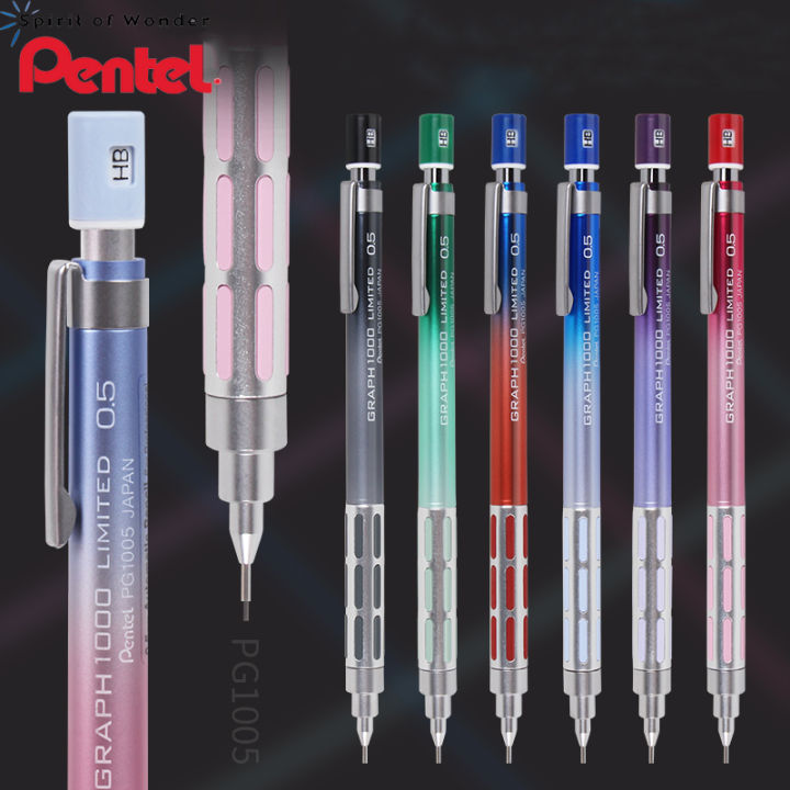 Jepun Terhad Pen PG1005 Logam Pensil Automatik Kecerunan Warna 0.5 ...