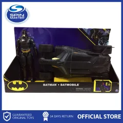 Spin Master DC Comics Batman Crusader Batmobile with 4 Inches