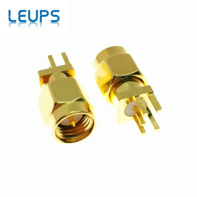 SMA Male Plug Solder Edge RF Connector 1.6mm Spacing Electrical Connectors