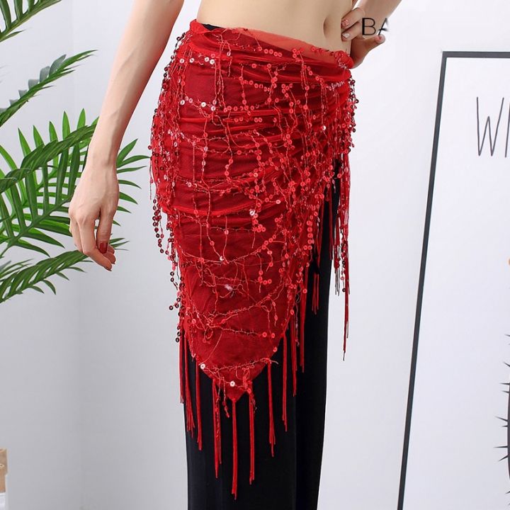 hot-dt-new-belly-sequined-waist-chain-tassel-hip-towel-practice-costumes