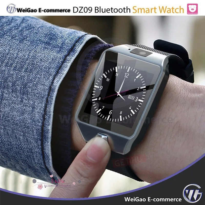 Hot Stock】 COD✓DZ09 Smart Watch With Camera Bluetooth TFSIM Card Phone |  Lazada PH