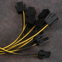 10 Pcs Molex to PCI-E Power Adapter IDE 4Pin 4 Pin Female to 6 Pin Female 6Pin Graphics Video Card Converter Cable