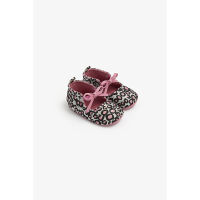 รองเท้าหุ้มส้นเด็กอ่อน Mothercare leopard-print pram shoes ZA732