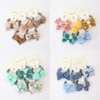 【CW】 10Pcs/Lot Hair Band Ties Bows Elastic Rubber Small Scrunchies Baby Kids Accessories