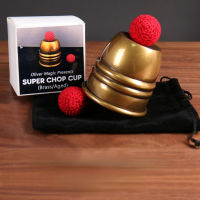Super Chop Cup (ทองเหลืองอายุ) โดย Oliver Magic Tricks Magic Tricks Close Up Magia Illusions Gimmick Props Mentalism Magicain