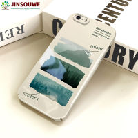 Jinsouwe เคสเคสมือถือเซลล์สำหรับ iPhone 6 Plus 6 + /iPhone 6S บวก6S + เคสมือถือสำหรับเด็กผู้หญิงเด็กผู้ชายภาพวาดสีน้ำฝาหลังแบบแข็งฟิล์มรวมทุกอย่าง