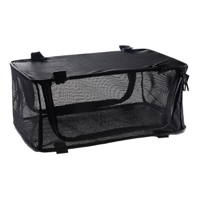 Folding Table Portable Storage Net Shelf Bag Stuff Mesh for Picnic Outdoor Camping Barbecue Kitchen Folding Table Rack