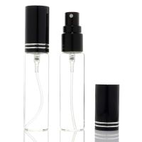 【CW】☃  20pcs/lot  5ml/10ml Sample Glass Perfume Bottle Transparent Spray Thin Test Tube Vials