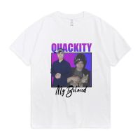 Quackity My Beloved Merch Tshirt Printed Tee Shirt Cotton Short Sleeved Mens Tshirt Allmatch Tshirt