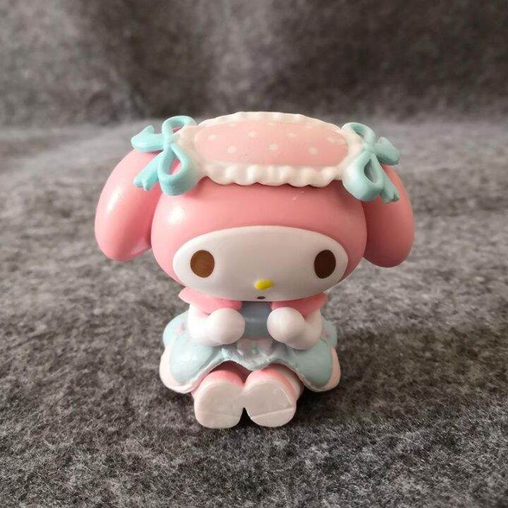 โมเดลตุ๊กตา-sanrio-สำหรับสะสมของเล่นทำนองตุ๊กตาอนิเมะน่ารักของประดับตกแต่งตุ๊กตาสีชมพูของขวัญคริสต์มาสสำหรับเด็กเพื่อน