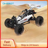 ONEBOT 490Pcs+ Desert Racing Car Building Blocks Static Model Assembled Bricks Children Kids DIY Toys Gift