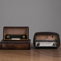 JIEME Resin Crafts Creative Retro Radio Model Cafe Bar Window Display Decorations Special Gifts