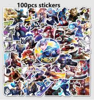 100 Pcs Mobile Legendsเกมสติกเกอร์กันน้ำเครื่องเขียนนักเรียนการ์ตูนเด็กของเล่นสติกเกอร์สำหรับขวดโทรศัพท์รถจักรยานยนต์ของขวัญเด็ก