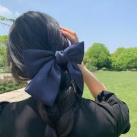 [COD] Multi-color big bow hair clip back of the head accessories spring versatile hairpin headdress Korean cute