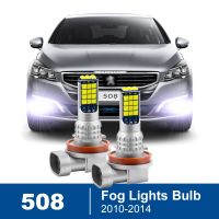 ไฟตัดหมอก Led 2ชิ้นสำหรับ Peugeot 508 I 1อุปกรณ์เสริม2010 2011 2012 2014 2013