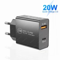 【Taotao Electronics】 20W PD Quick Charge USB C Charger สำหรับ iPhone 13 12 Pro Max 11 Mini iPad Xiaomi โทรศัพท์มือถือประเภท Fast Charging Wall Adapter