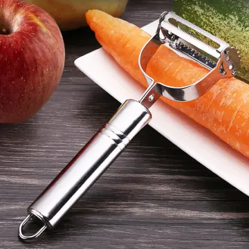 Peeler Stainless Steel Cutter, Vegetable Slicer, Cucumber Slicer,  Double-Sided Blade Stainless Steel Vegetable Cutter and Fruit Slicer,  Multifunction