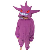 โปเกมอนเสื้อผ้าคอสเพลย์เด็ก Gengar Onesies เด็ก Kigurumi เต็มร่างกายชุดนอนสาวทั้ง Pijamas เด็กเครื่องแต่งกายสำหรับวันฮาโลวีน