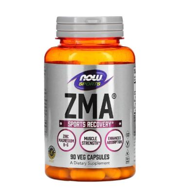 (ของแท้ พร้อมส่ง) NOW Foods, Sports, ZMA, Sports Recovery, 90 Capsules