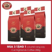 HCMMua 3 gói tặng 1 gói Cà phê Rang xay Culi Highland Coffee 200g