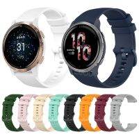 （A Decent035）สายนาฬิกาข้อมือสำหรับ Garmin Venu 2 2วินาทีสาย Vivoactive 4/4วินาที40มิลลิเมตร S Mart W Atch ซิลิโคนวงแทนที่สร้อยข้อมือเข็มขัด Wriststrap