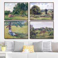 Huilishop French Camille Pissarro Canvas Print - Home Decoration Wall Art Pictures