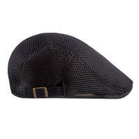 สุภาพสตรีฤดูร้อนบาง Shade Breathable Beret ผู้ชายตาข่าย Peaked หมวก Kpop R คลาสสิกผู้หญิง Newsboy หมวก Unisex ปรับ A2