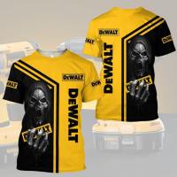 (ALL IN STOCK XZX)    Dewalt Tools Classic Unisex T-Shirt 3D Size S-5XL  021   (FREE NAME PERSONALIZED)