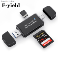 USB เครื่องอ่านการ์ดอเนกประสงค์ TF SD แบบ USB3.0เครื่องอ่านการ์ดเครื่องอ่านการ์ดในบัตรเดียวหลากหลายเหมาะสำหรับ Apple OTG Baoyijinchukou