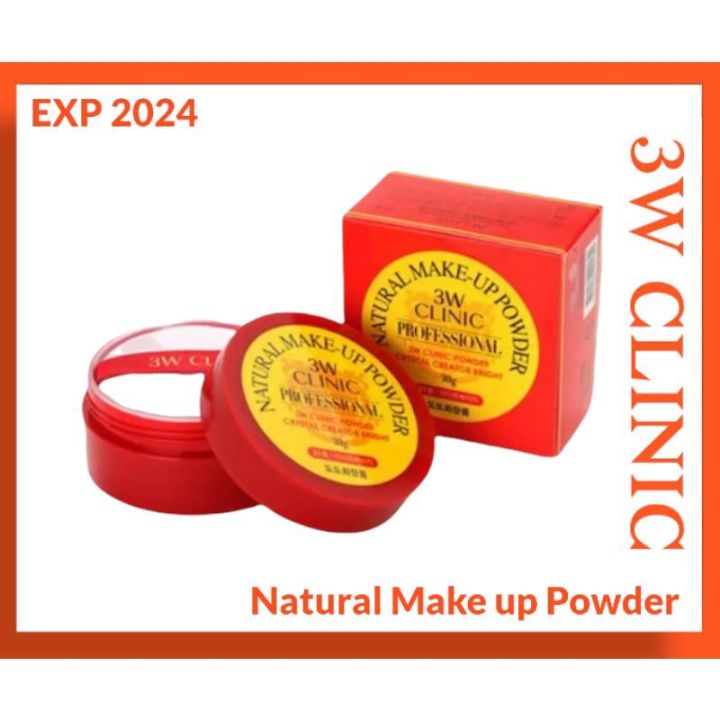 SALE 3W CLINIC NATURAL MAKE UP POWDER 2024 Lazada PH