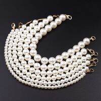 8/10/12/14/16/18mm Pearl Abs Round 100cm chain for Fashion Jewelry Making White Beige Diy Imitation Beads Pearl bag accessories Beads